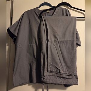 Men's Classic Gray Scrub Set